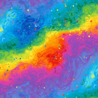 1点物⭕️お安く!◎Custom Rainbow fabric◎NR2b 9.7 Amazon.com: Timeless Treasures Meow-Za Painted Rainbow Texture